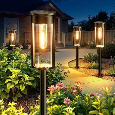 Obrázek produktu pro Sada 4 kusů venkovních solárních lamp do zahrady