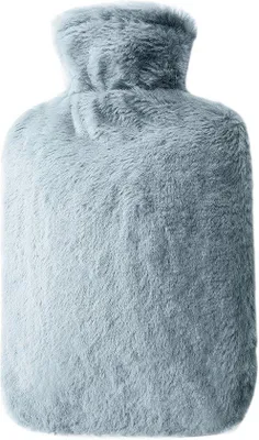 Productafbeelding van Grote Warmwaterkruik met Zachte Hoes - 2 Liter Thermische Isolatie voor Pijnverlichting en Warmte