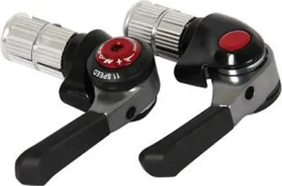Produktbild von Massi Bar-end 11s Schalthebel-set Schwarz,Silber Schwarz,Silber One Size