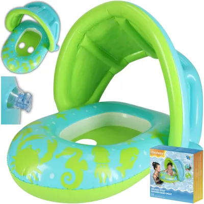 Produktbild von Bestway Baby Schwimmhilfe Schlauchboot mit Sonnendach