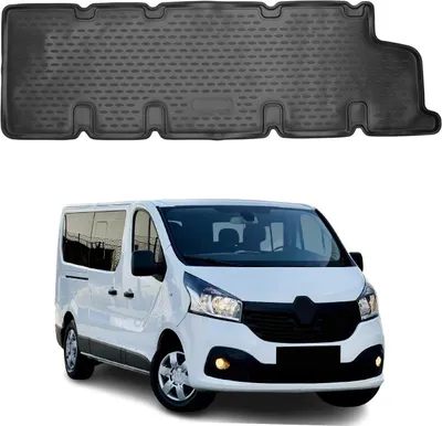 Zdjęcie produktu dla 2014-2025 Renault Trafic dywaniki podłogowe TPE czarne 1 szt