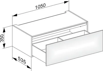 Produktbild von KEUCO 31312180000 Unterbauschrank Edition 11 31312,