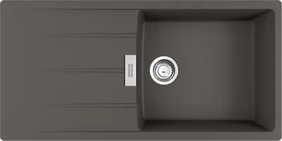 Produktbild von Franke Maris CNG 211-100 Einbauspüle Schiefergrau Fragranit für Unterschrank ab 60 cm, Drehknopf - inkl.