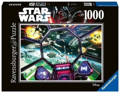 Obrázok produktu pre Ravensburger - Puzzle 1000 Star Wars Tie Fighter Cockpit