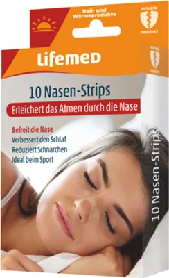 Produktbild von Lifemed Nasen-Strips 19 x 66 mm hautfarben 10 Stück