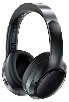 Obrázok produktu pre Acefast - Wireless Headset bezdrôtový headset Bluetooth 5.4 s ANC, redukciou hluku a 3D zvukom, profesionálne Hi-Fi – čierny