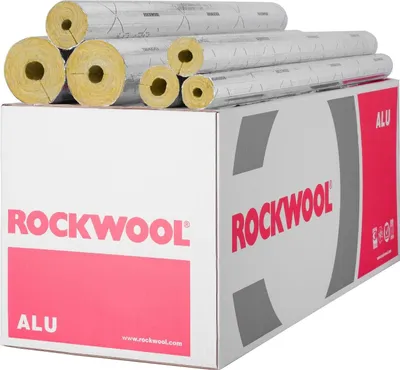 Produktbild von Rockwool RS800 15x20 - 24m Steinwolle Rohrisolierung Rohrschale Isolierung (halber Karton)