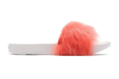 Produktbild von UGG Royale Damen-Flip-Flops mit Fell rosa 40