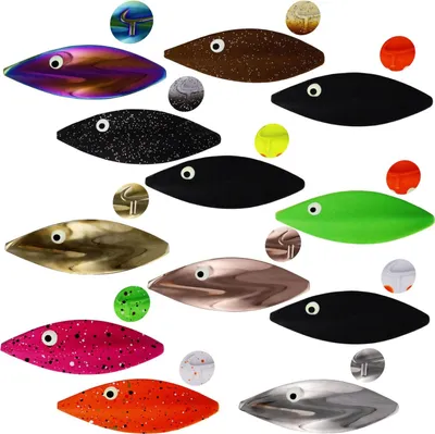 Produktbild von Westin Twister Black Glow Pellet 4.2cm 4g - Blinker, Farbe:Orange / White (Glow) Splat