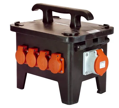 Obrázok produktu pre as-Schwabe staveniskový rozvádzač CEE 400V 16A na Schuko & CEE 400V 16A IP44
