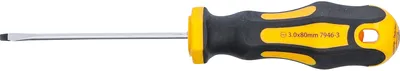 Produktbild von KRAFTMANN 7946-3 Schraubendreher, Schlitz 3 x 80 mm