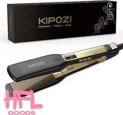 Image de Fer à lisser HFL Goods Titanium - Avec écran LCD - Noir