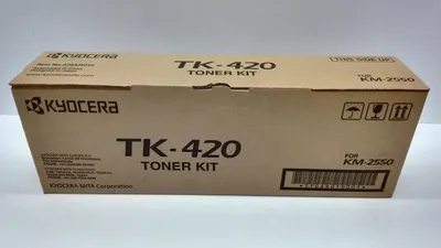 Productafbeelding van Kyocera Mita TK-420K tonercartridge, zwart, artikelnummer 370AR010, geschikt voor Kyocera Mita KM-2550