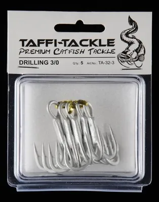 Produktbild von Taffi Tackle Wallerhaken Drillinge Gr. 3/0