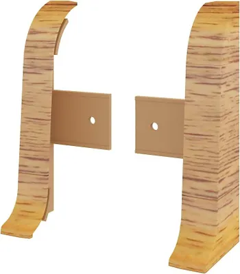 Produktbild von VILO Endkappen für Sockelleiste FLEX - Links und Rechts - 2 Stück - Zitroneneiche