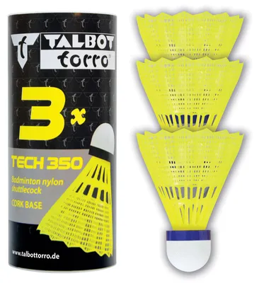 Zdjęcie produktu dla TALBOT torro 479113 Badmintonball Tech 350, średni, gelb/blau
