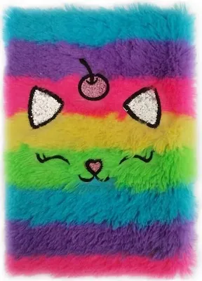 Obrázok produktu pre Plyšové zošity A5/80K Rainbow EASY