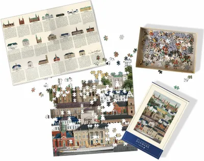 Obrázok produktu pre Martin Schwartz Puzzle Kráľovské Dánsko, City Puzzle Denmark, 50 x 70 cm, 1000 dielikov, MS0612