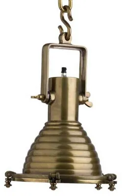 Produktbild von Casa Padrino Hängeleuchte Deckenleuchte Messing Industrial Design 35 x H 48 cm - Industrie Lampe Leuchte Industrieleuchte