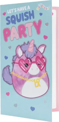 Produktbild von Squishmallows - Geburtstagskarte - Karton TA12494 (Einheitsgröße) (Grün/Pink)
