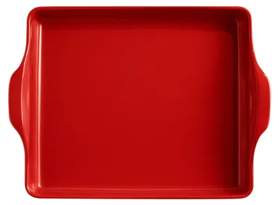 Zdjęcie produktu dla Emile Henry 48255, Naczynie do pieczenia ciasta, Prostokątny, Ceramika, Czerwony, Ceramika, 1 szt.