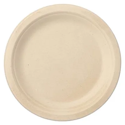 Produktbild von 500 Teller, Zuckerrohr "pure" ungeteilt Ø 18 cm · 2 cm natur