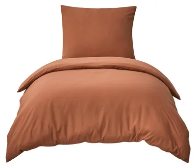 Produktbild von Bettwäsche Set 155x220 Orange 2-teilig