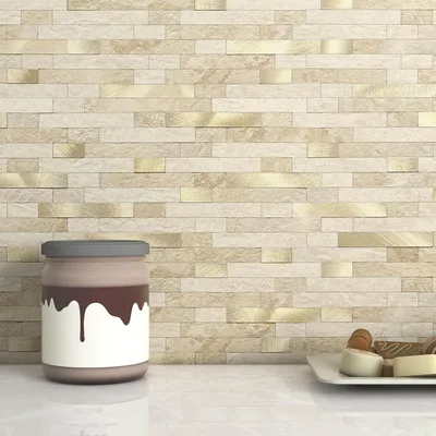 Productafbeelding van Solidchoice - 3D Marmer Tegel Stickers voor Keuken en Badkamer