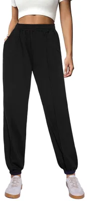 Produktbild von Damen Jogginghosen – Hoher Bund, lässig, schwarz
