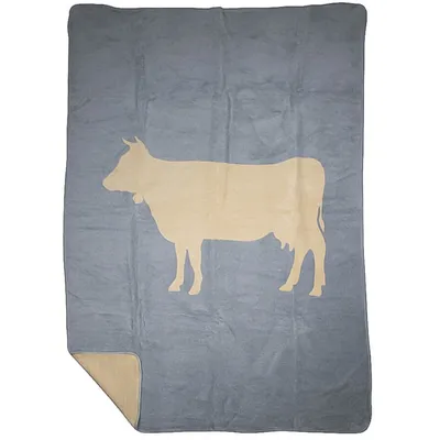 Produktbild von Kuscheldecke Kuh 130x180 Couch Decke Wohnzimmerdecke Wohndecken Sofadecke