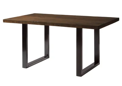 Image de MASSIVMOEBEL24 | Table à manger  160x90cm en bois de manguier huilé RAILWAY #408