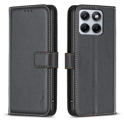 Produktbild von Motorola Edge 70 Fusion Hülle - BINFEN Klapphülle - Schwarz