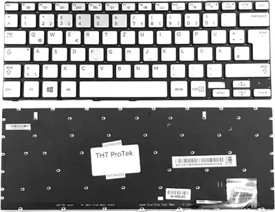 Produktbild von DEUTSCHE - Tastatur ohne Rahmen mit Beleuchtung kompatibel für Samsung ATIV Book 7 NP730U3E-X03DE