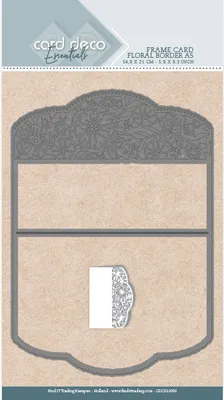 Produktbild von Card Deco - Stanzschablone - Karten - Blumen Borde A5