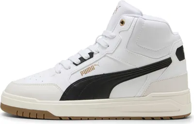 Produktbild von Puma Shuffle Downtown Mid White-Black-Vapor Gray Größe EU 40