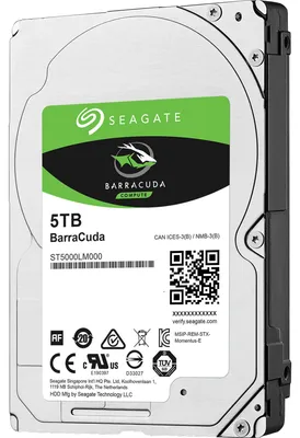 Obrázek produktu pro Seagate Barracuda ST5000LM000, 5 TB, 5400 ot/min, 128 MB, 2.5", Serial ATA III