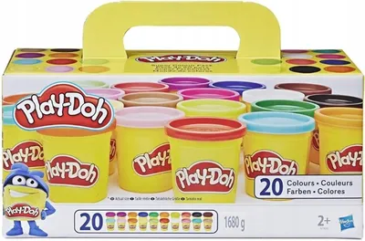 Produktbild von Play-Doh Bunte Koffer Knetmasse Kreativ Spielzeug