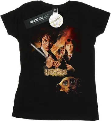 Produktbild von Harry Potter - "Chamber Of Secrets" T-Shirt für Damen BI23750 (XL) (Schwarz)