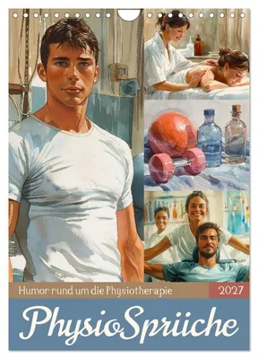 Produktbild von Physiosprüche (Wandkalender 2027 DIN A4 hoch), CALVENDO Monatskalender