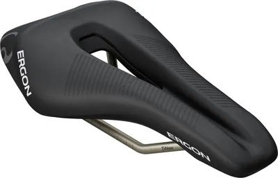 Produktbild von Ergon Sr Tri Men Mid Titanium Sattel Schwarz 130 mm Schwarz 130 mm