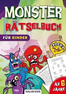 Produktbild von Monster Rätselbuch für Kinder ab 6 Jahre