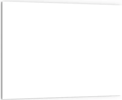 Produktbild von DEQORI Küchenrückwand Glas 80x60 cm 'Weiß' Spritzschutz Bad Rückwand Küche