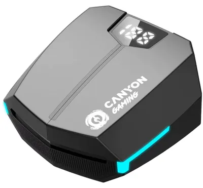 Produktbild von Canyon GTWS-2, Kabellos, Gaming, 20 - 20000 Hz, 46 g, Kopfhörer, Schwarz