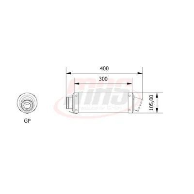 Produktbild von Mivv SPORT Schalldämpfer GP 2 SLIP-ON Carbon für SUZUKI GSX-R 1000 BJ 2007 > 2008