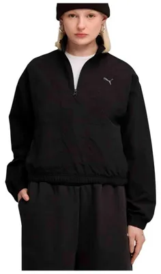 Obrázek produktu pro Mikina Puma Sudadera Casual Puma Her Relaxed Woven Half-Zip Crew pro Dámské