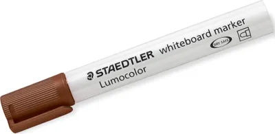 Produktbild von Staedtler Lumocolor 351-7, 1 Stück(e), Braun, Braun, Weiß, 2 mm