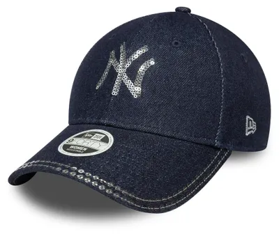 Immagine prodotto di Cappellino New Era 9Forty Damen - SEQUIN New York Yankees denim