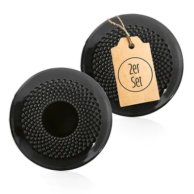 Produktbild von LUMALAND Dessertteller Set aus Gusseisen 2-teilig - Servierteller Ø15 cm