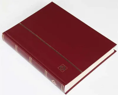Produktbild von LEUCHTTURM Einsteckalbum 64 weiße Seiten, weinroter Einband