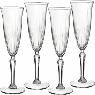 Immagine prodotto di Ritzenhoff & Breker Sektglas 4er Set Perpetuo, Glas, Klar, 190 ml, 822427